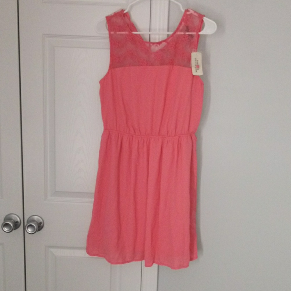 Peach dress